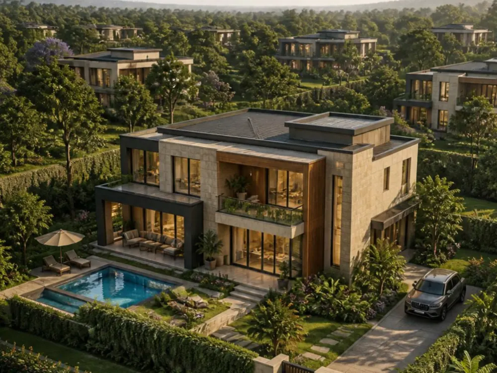 Detached villa with private pool at Mamba Ridge Karen